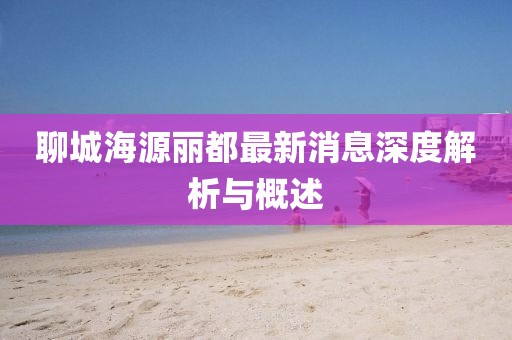 聊城海源麗都最新消息深度解析與概述