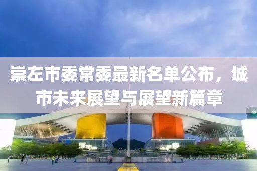 崇左市委常委最新名單公布，城市未來展望與展望新篇章