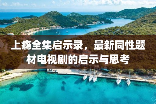 上癮全集啟示錄，最新同性題材電視劇的啟示與思考