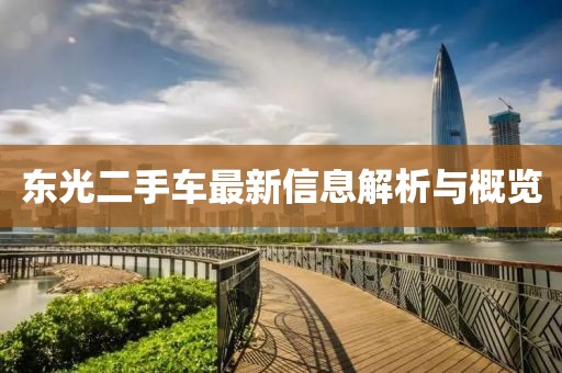 東光二手車最新信息解析與概覽