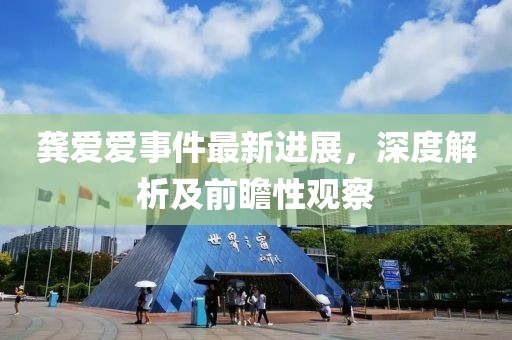 龔愛愛事件最新進(jìn)展,深度解析及前瞻性觀察