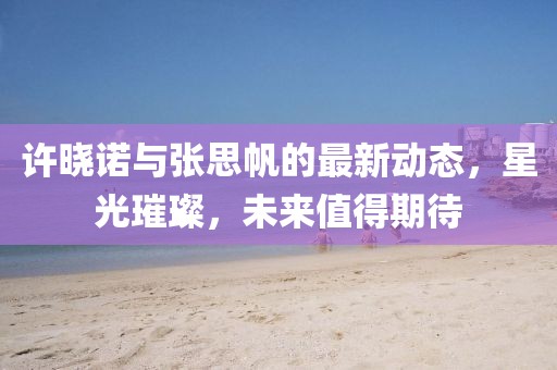 許曉諾與張思帆的最新動(dòng)態(tài)，星光璀璨，未來值得期待