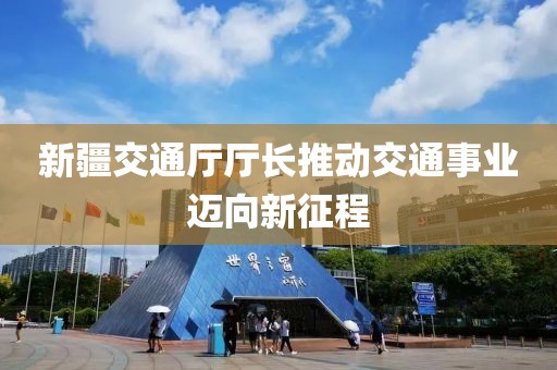 新疆交通廳廳長(zhǎng)推動(dòng)交通事業(yè)邁向新征程